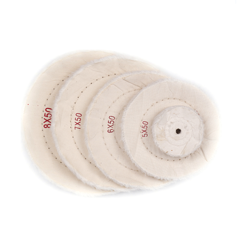 Roue en coton bijoux blanc