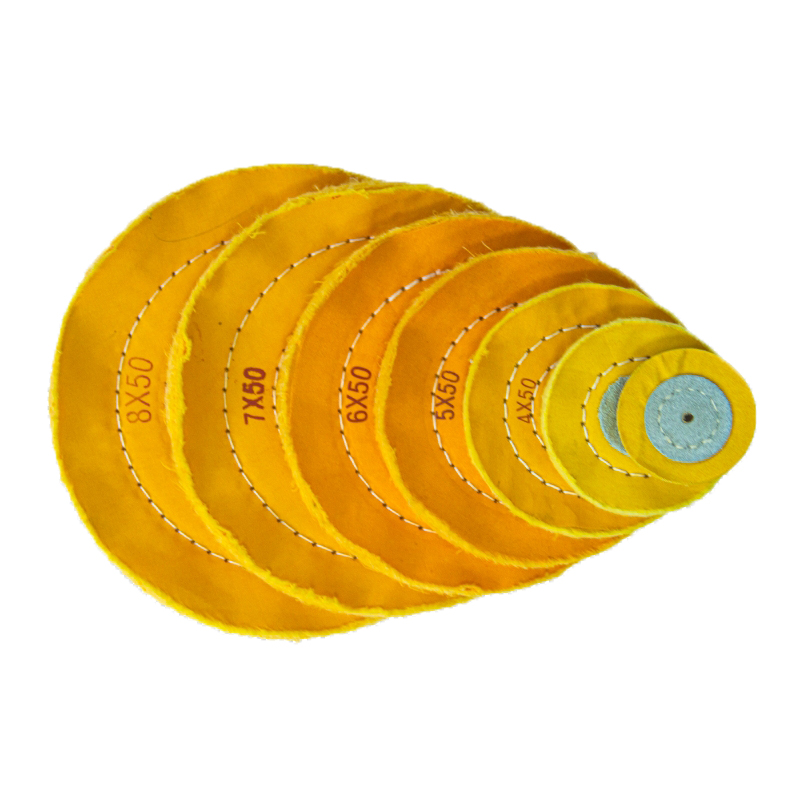 Roue de coton bijoux jaune