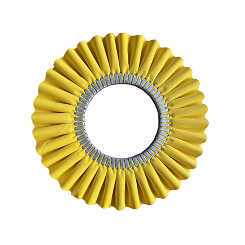 Roue à vent pliante de dureté jaune