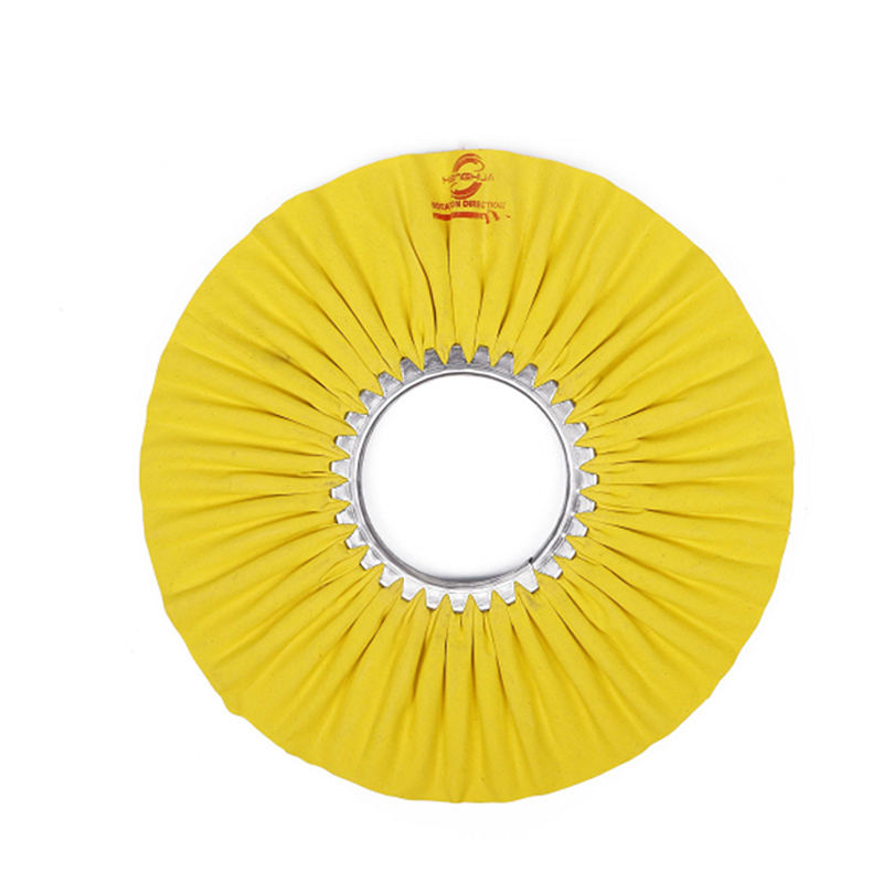 Roue en tissu trempé jaune pour aluminium