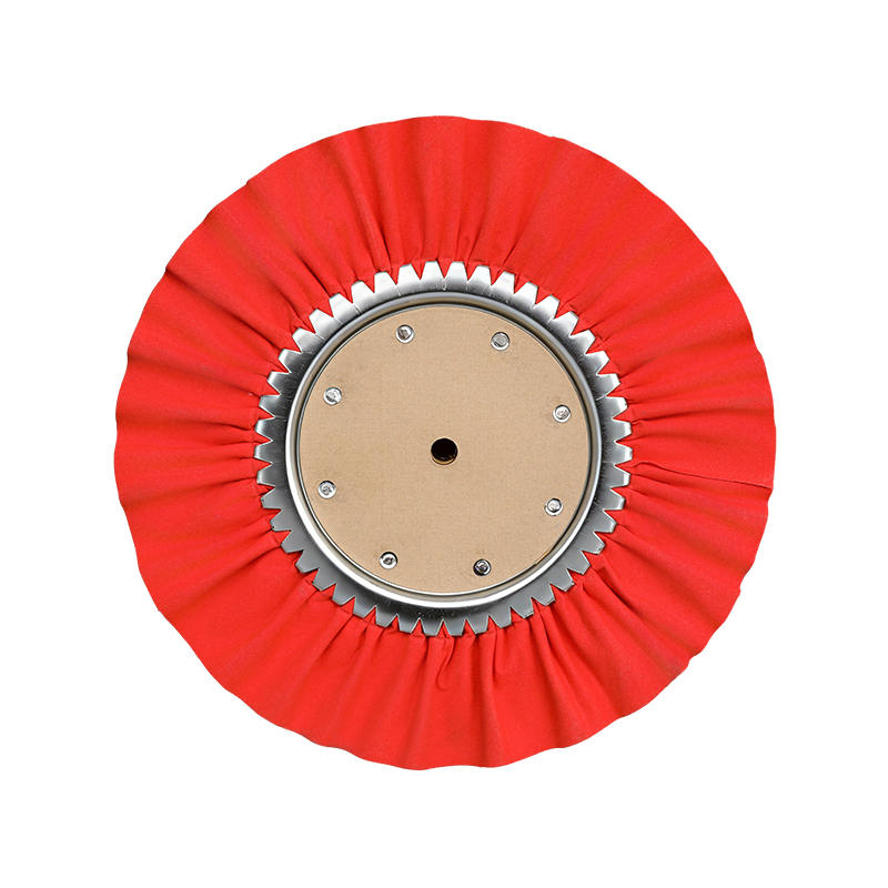 Roue en tissu durci rouge pour le matériel