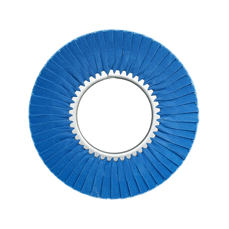 Roue en tissu à vent pliante bleue