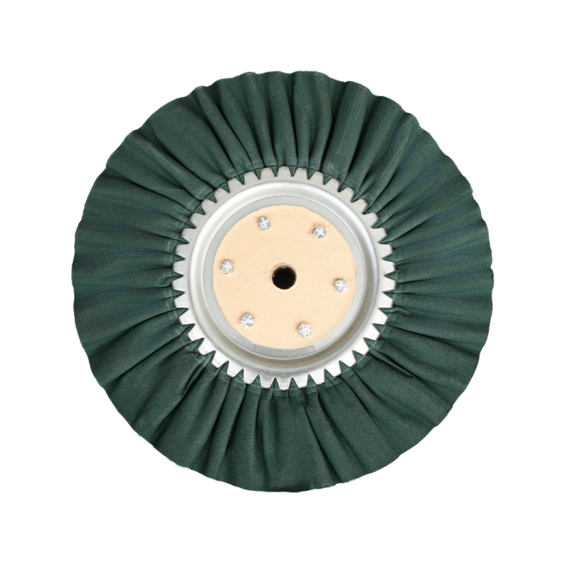 Roue à vent verte standard pour le polissage du matériel