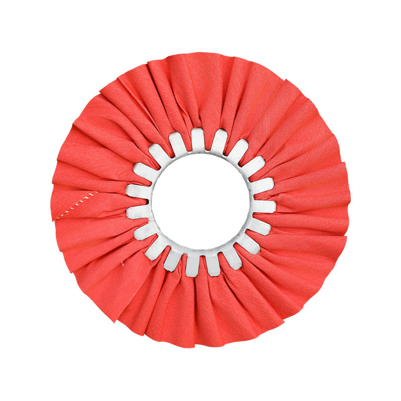 Roue de polissage durcie rouge