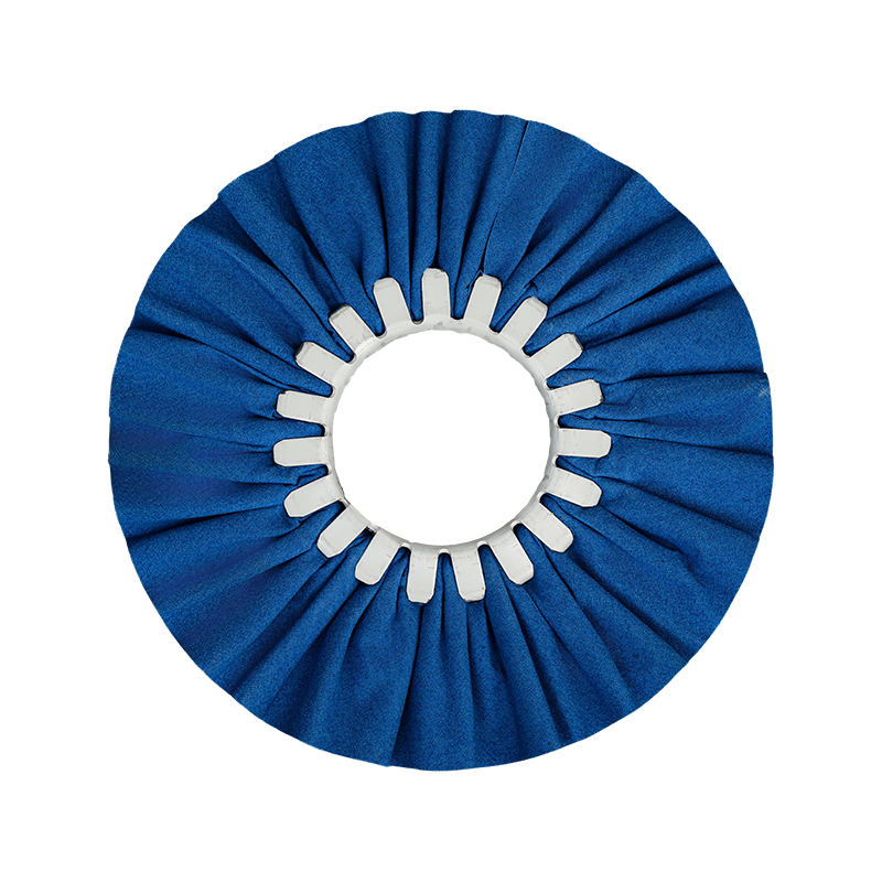 Roue à vent bleue standard pour le polissage de l'aluminium